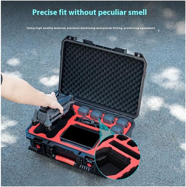 Mavic 4 Pro Hard Case Compatible with DJI Mavic 4 Pro,Waterproof Pressure Resistant Carrying Case,Compatible DJI RC2/RC Pro2 Controller (With Shoulder Strap) - Image 8
