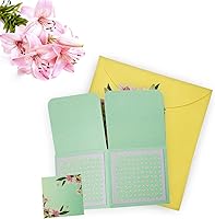 Vista 6 de Tarjetas de agradecimiento 3D desplegables. Tarjeta de regalo de cumpleaños con tarjeta de notas y sobre, perfecta para cumpleaños, agradecimiento