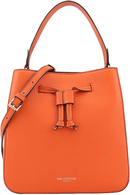 PAUL COSTELLOE Genuine Leather Multiway Bag, Drawstring bag, Women's handbag, Versatile & Stylish Handbag with 6 Elegant Colour Options for Every Occasion, PEACE