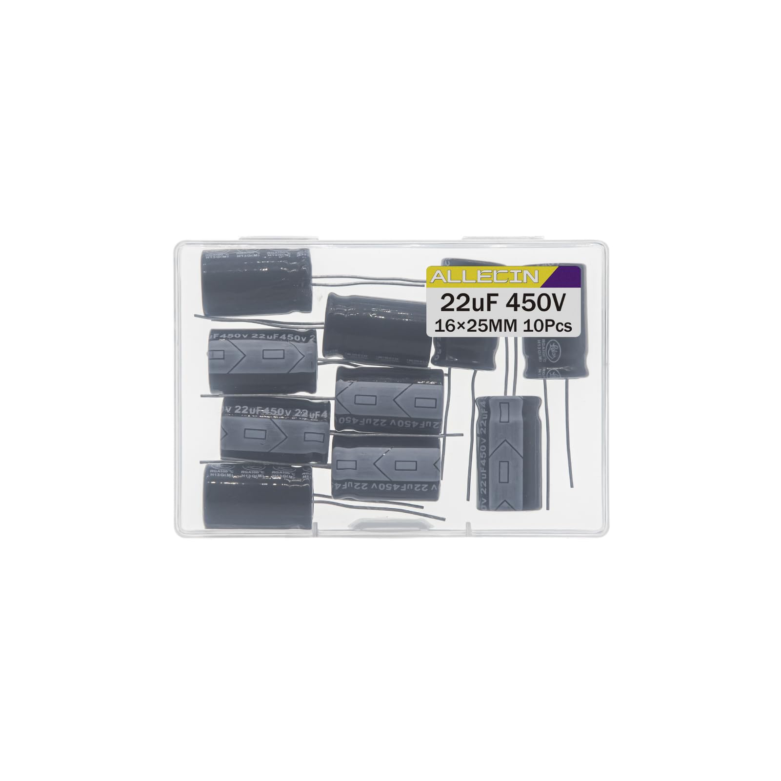 SKL condensator 22uF-450V met AMP-aansluiting