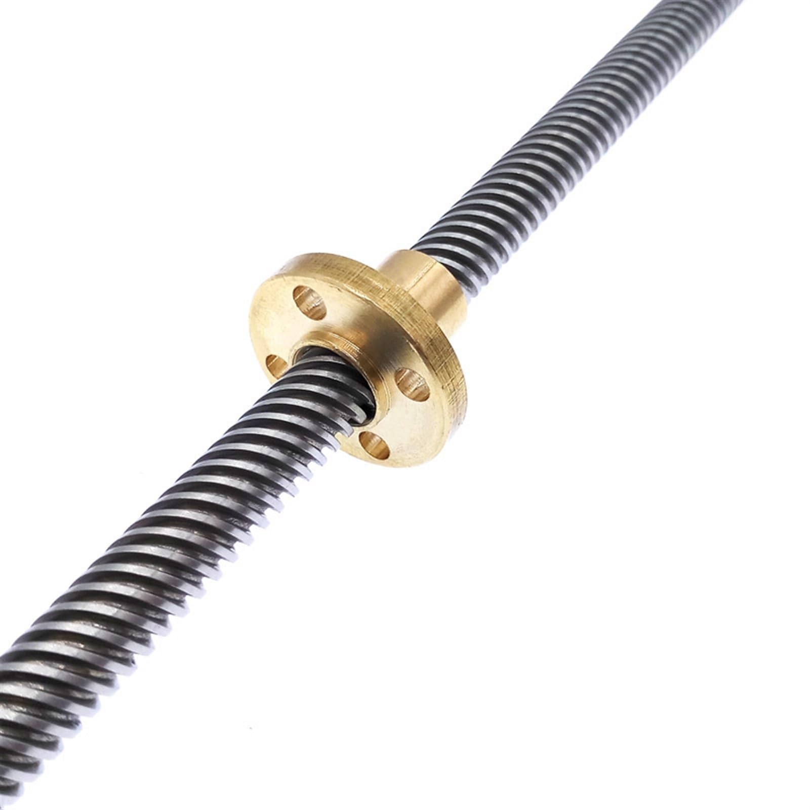 threaded backlash T8 Trapezoidal Screws Rod With Nut 300mm Length T8 Lead Screw Linear Guide 1mm 2mm 4mm 8mm 10mm 12mm 14mm Helical Pitch screw trapezoidal (Size : Helical pitch 14mm)