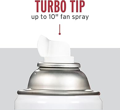 Rust-Oleum 334128-6PK Stops Rust Turbo Spray System Spray Paint, 24 oz, Gloss Black, 6 Pack