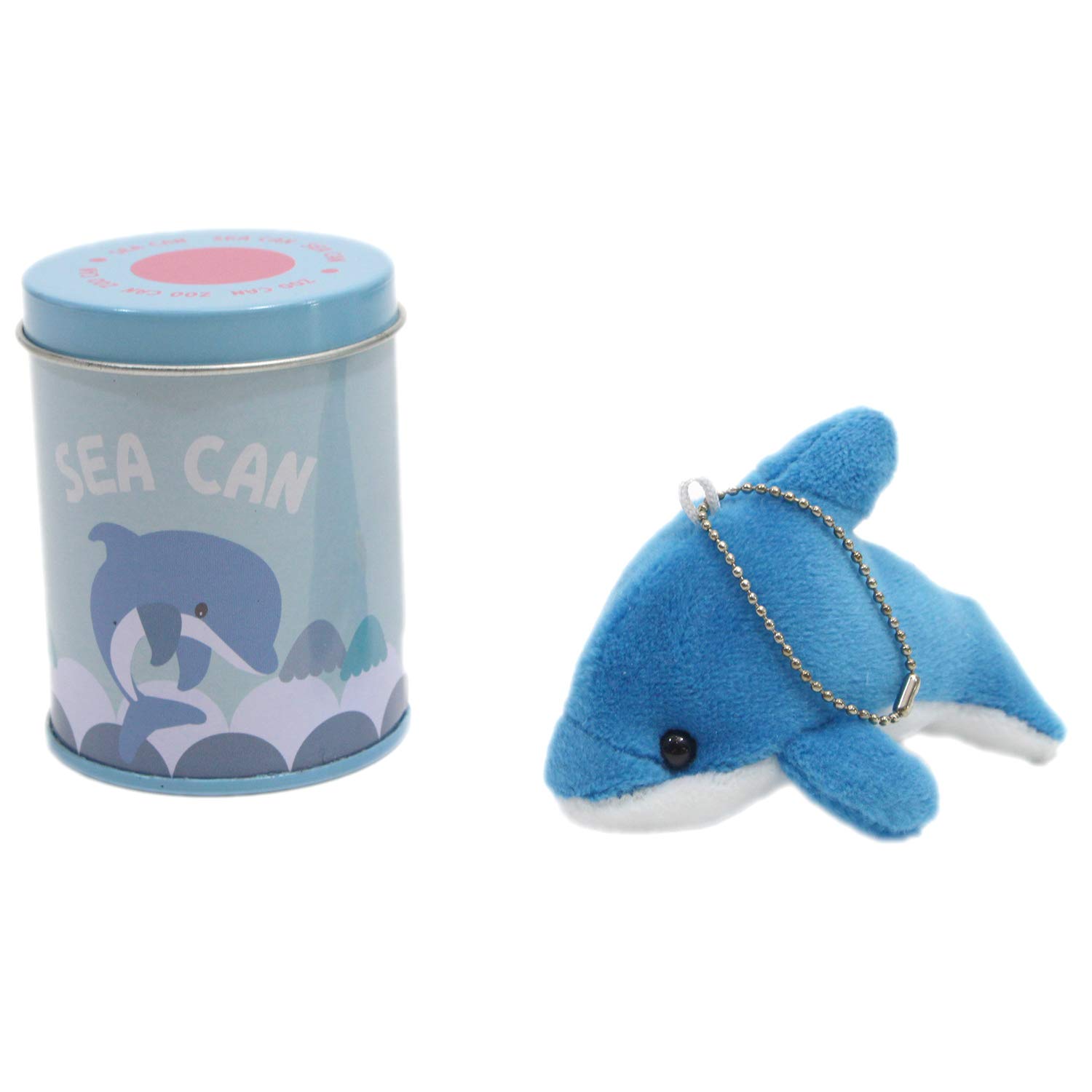 Amazon.co.jp: テイクオフ ぬいぐるみ SEA缶 イルカ ブルー : おもちゃ