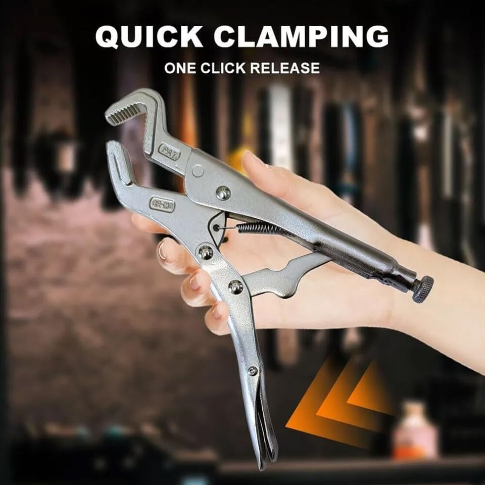 Multipurpose Locking Pliers For Welding - Steel Heavy Duty Jaw Vise Grip Plier