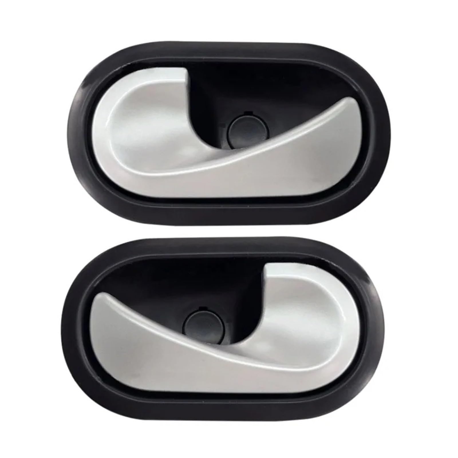 DPEDFVXVMR Vehicle Interior Door Handle for Dacia for Sandero for Logan for Duster I Interior Door Handle(1 Pair Silver)