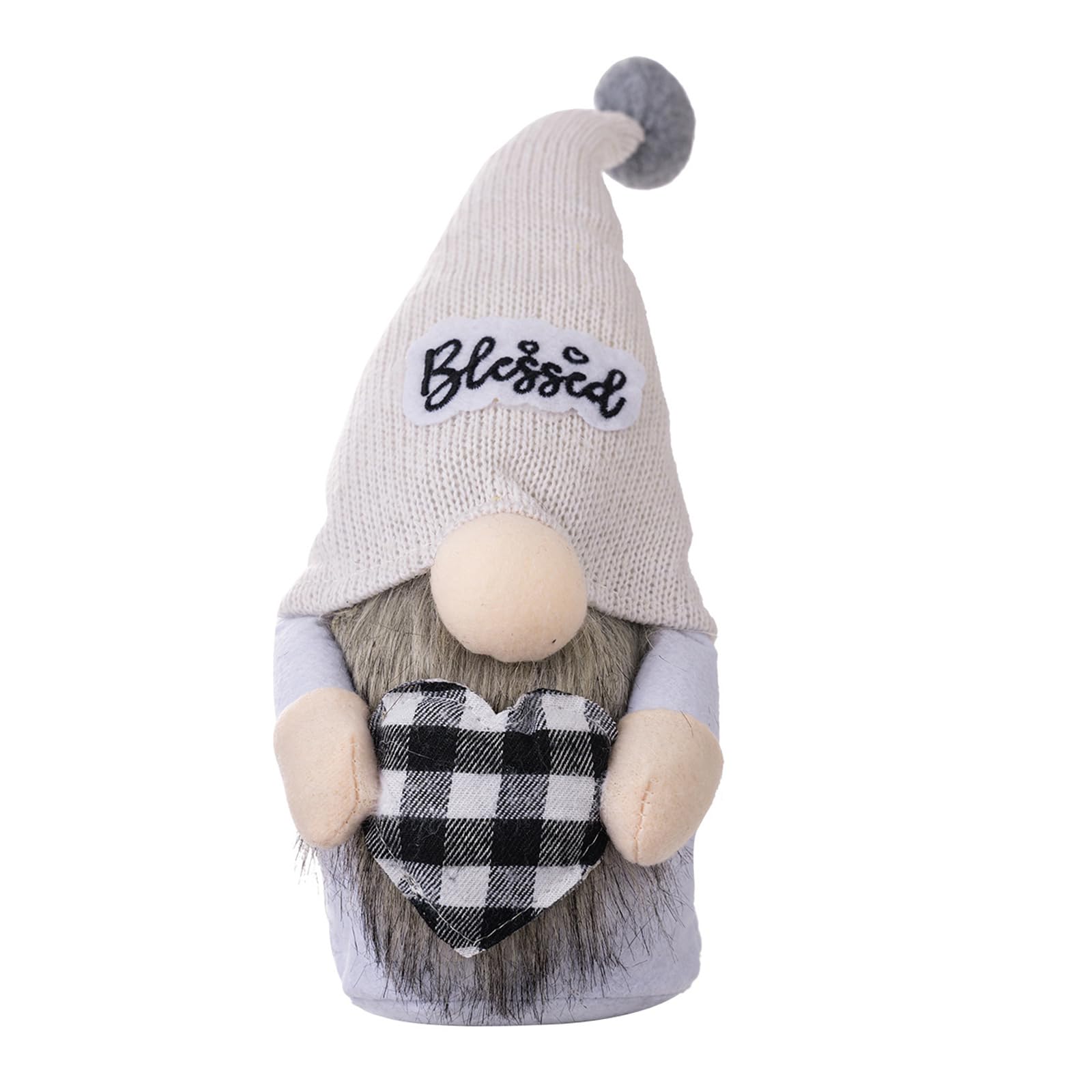 Elnwnnkc Blesseds Home Plush Decors, Scandinavians Swedish Tomte Ornamet for Tiered Tray Home Decorations Farmhouses Plush Decorations
