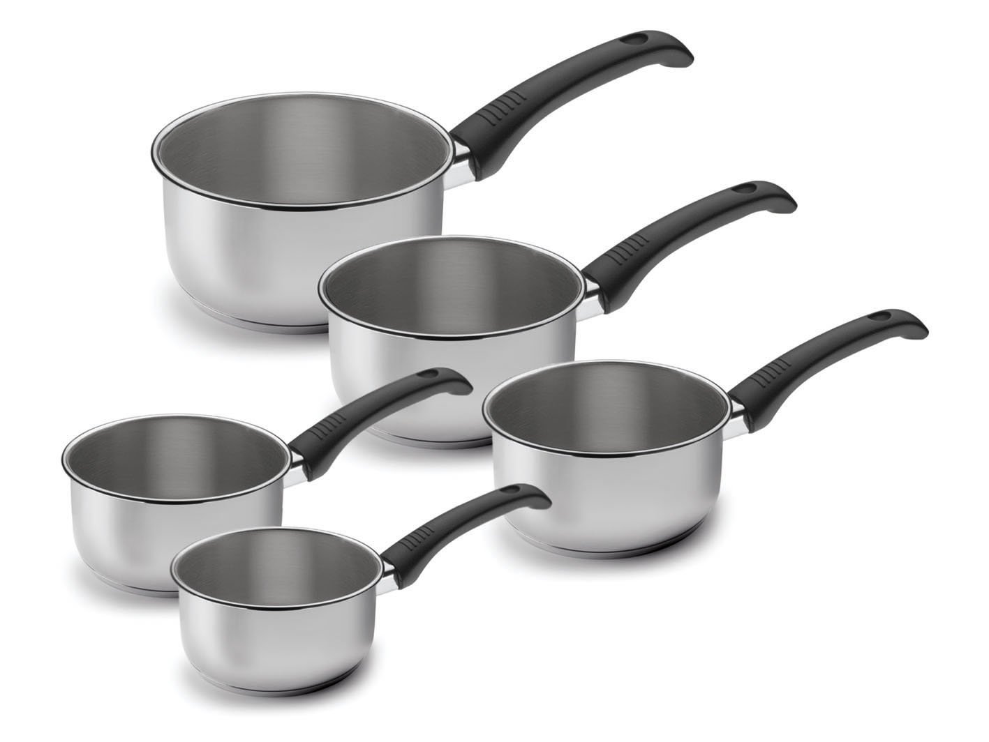 Ensemble 5 casseroles Lacor Estudio pour réussir toutes vos sauces