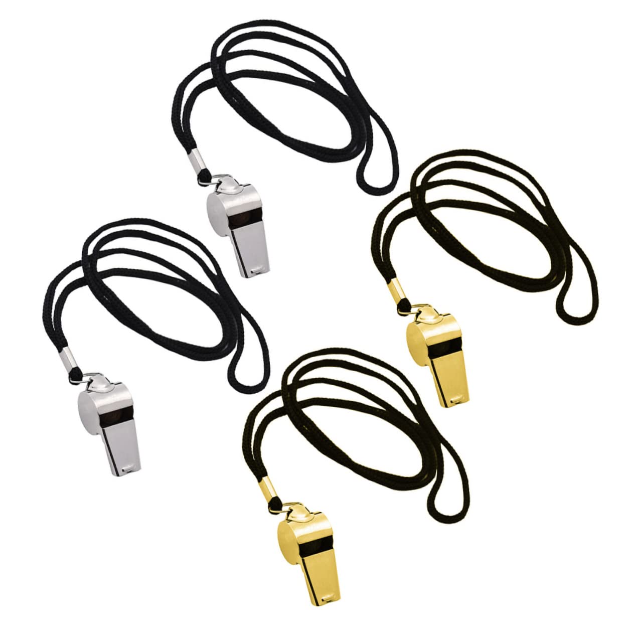 SUPVOX Fischio Dell'arbitro Forniture di Emergenza Allarme Abbaiare Torcia da Campeggio Kit Rampicante Camping Fischietto D'emergenza Fischietto A Cordino Acciaio Inossidabile