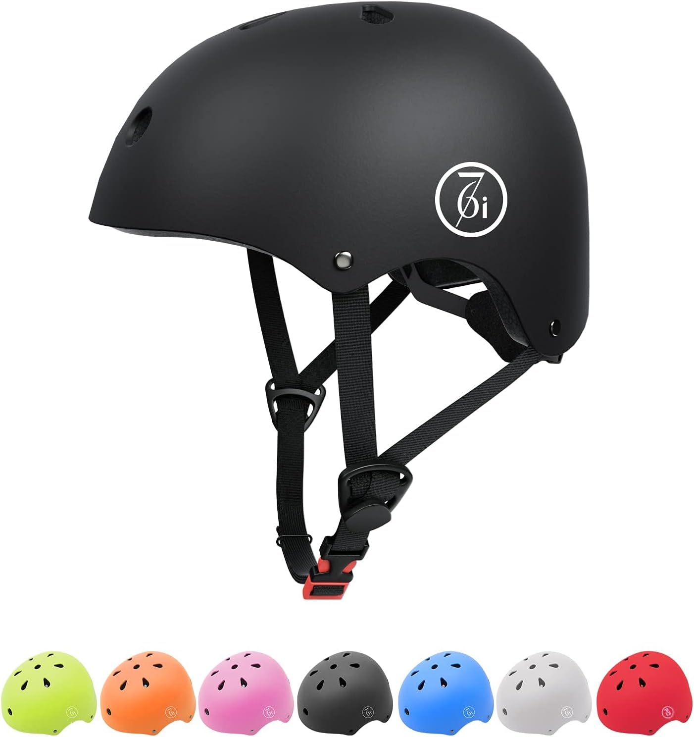 Bike Helmet Skateboard Helmet for Adult Cycling Bicycle Scooter Helmets for Men Women Adjustable Roller Skate Helmet for Multi-Sport Bicycle Scooter Inline Rollerblading Cycling Skateboarding