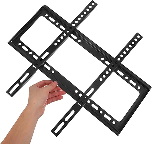 Miniatura 9 de DOITOOL Fixed Tv Wall Mount Bracket Low Profile Space Saving Tv Holder Kit for Screens with Screws Quick Installation Black