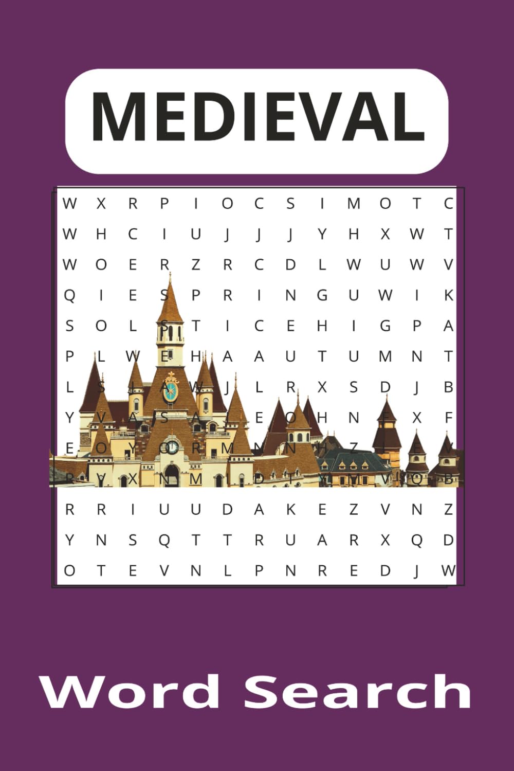 Medieval Wordsearch Puzzle book: Word searches with easy to read print about medieval,middle ages 15th century,and More | 6x9 inches, 110 pages| ... Gift for Vacation, Holidays and Free Times