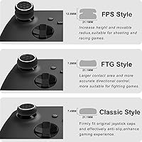 Vista 3 de Thumb Grips Caps Performance Joystick Cover Controller for CQC FPS Games, Compatible with PS5, PS4, Xbox Series X/S,Xbox One,Switch Pro,3Pairs(6pcs)