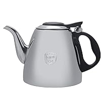 Vista 1 de Hervidor de té de acero inoxidable, tetera de estufa de 1.2L/1.5L con mango resistente al calor, para verter sobre café/tetera, calentador