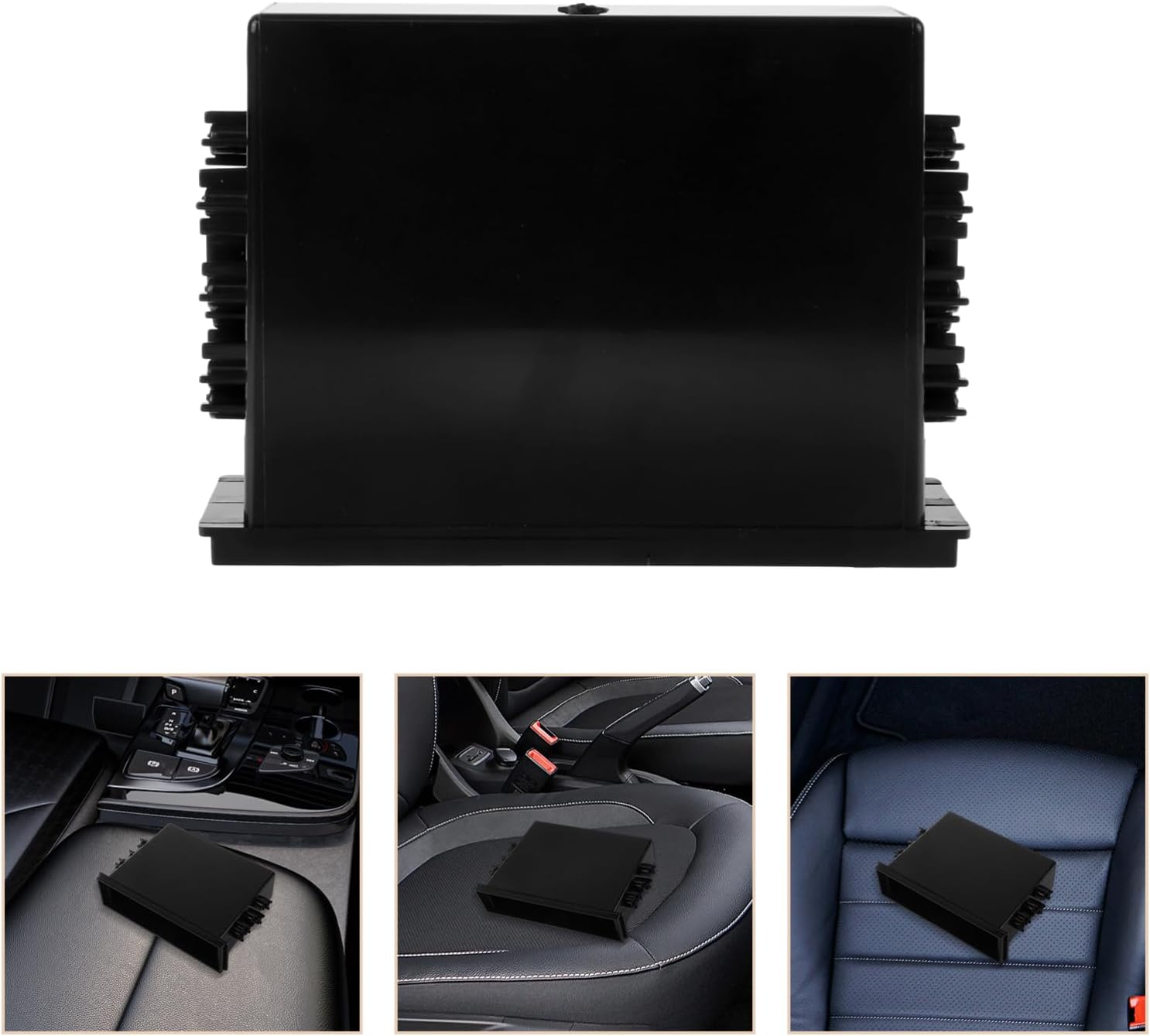 Car Stereo Storage Box Compact Dash Radio Organizer with Durable Plastic Construction for Car Interior Essentials