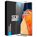 SupCares Tempered Glass for OnePlus 9R (6.55 Inch) With Installation Kit | 9H Edge to Edge Screen Protector | Black gallery image
