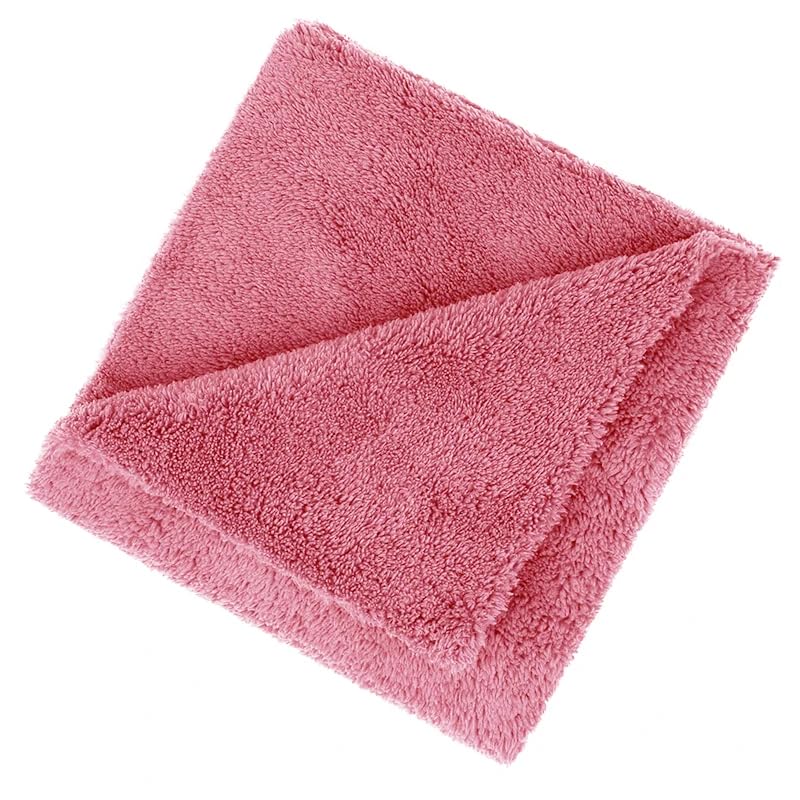 350 g/m2 ręcznik z mikrofibry do mycia samochodu ściereczka do czyszczenia samochodu bardzo chłonna ściereczka do pielęgnacji samochodu miękkie ręczniki do suszenia bez krawędzi różowy