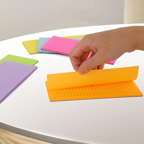 Miniatura 37 de Paquete de 4 blocs de notas magnéticos para refrigerador, lista de comestibles, almohadilla magnética grande para refrigerador, diseño trasero