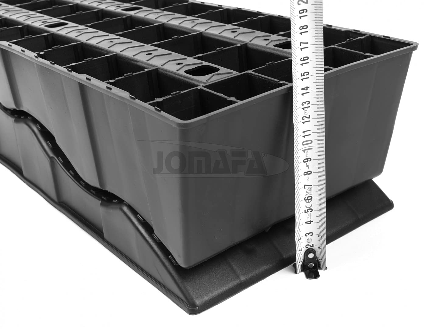 JOMAFA Par De Rampas Elevadoras Con Funda Transporte, Hasta 3000 Kg Rampas de servicio para automóviles Rampas de acceso Negro