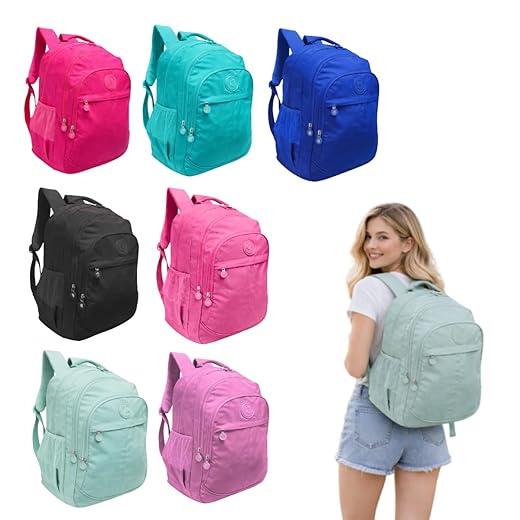 Mochila Escolar Impermeável Juvenil Infantil com Divisórias e Porta Notebook
