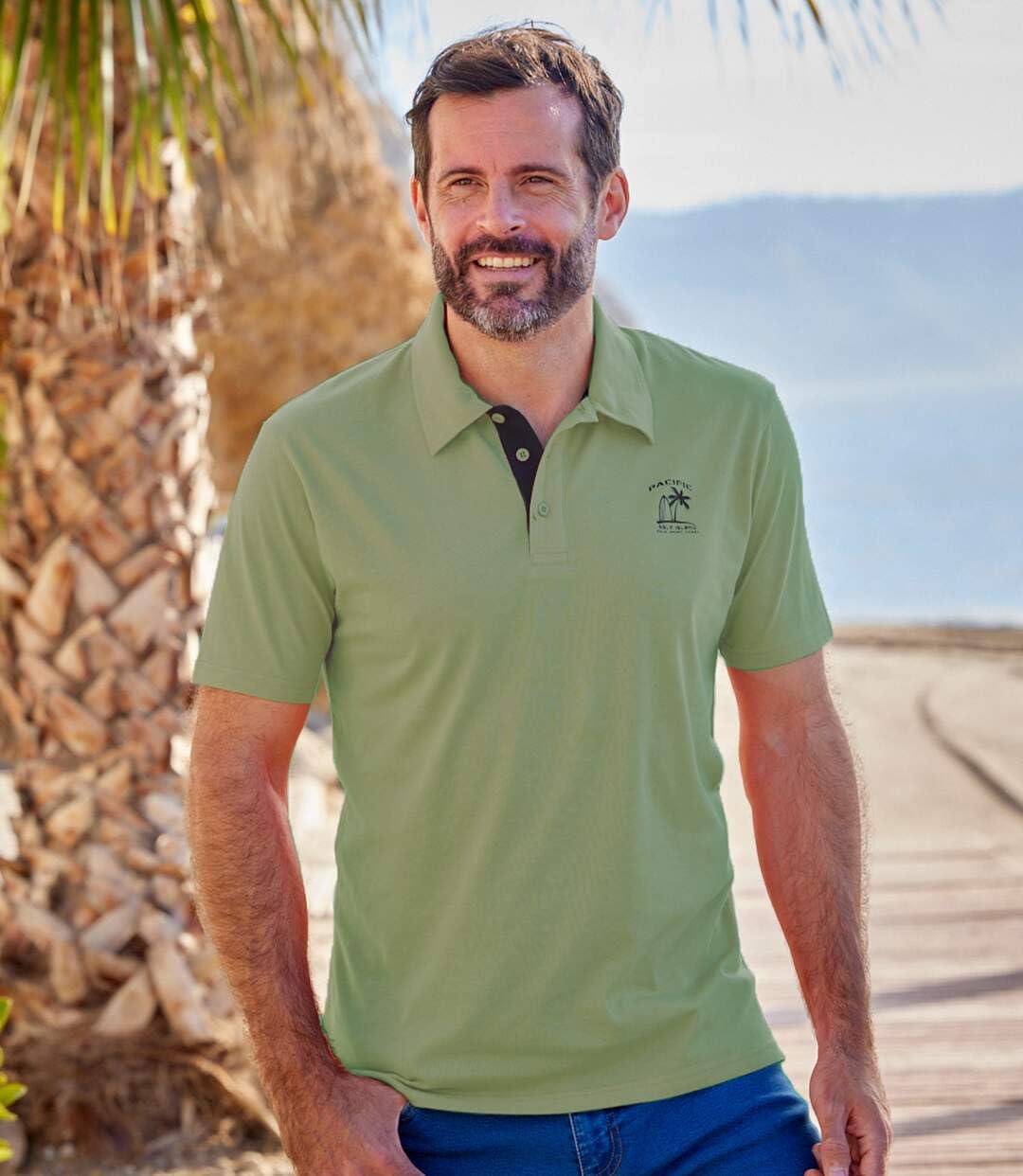 ATLAS FOR MEN - Set di 5 Polo da Uomo - Maniche Corte - Disponibili nelle Taglie Grandi