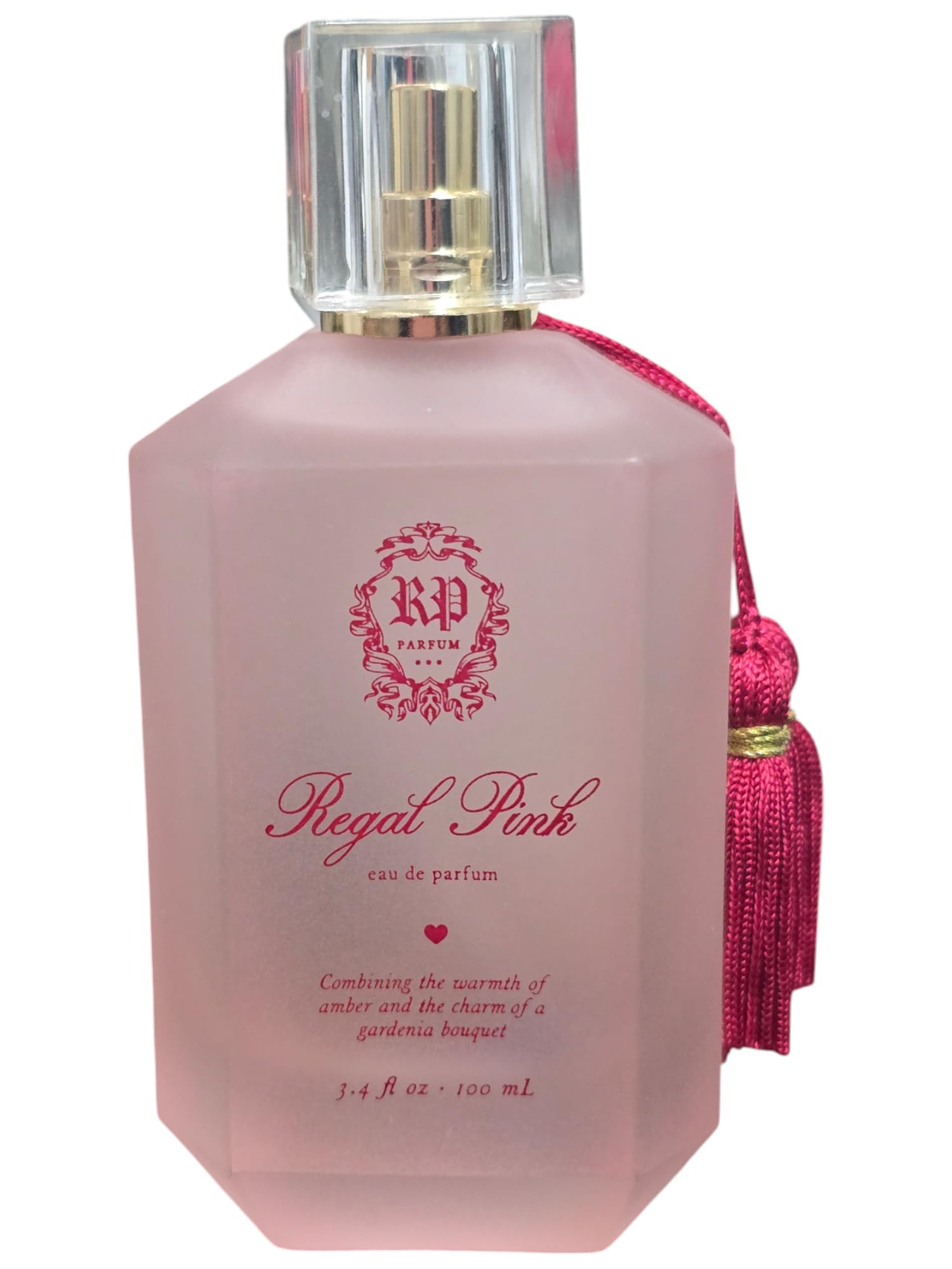 Tru Fragrance Regal Pink Eau De Parfum Amber & Gardenia, 3.4 Fl oz 100 mL