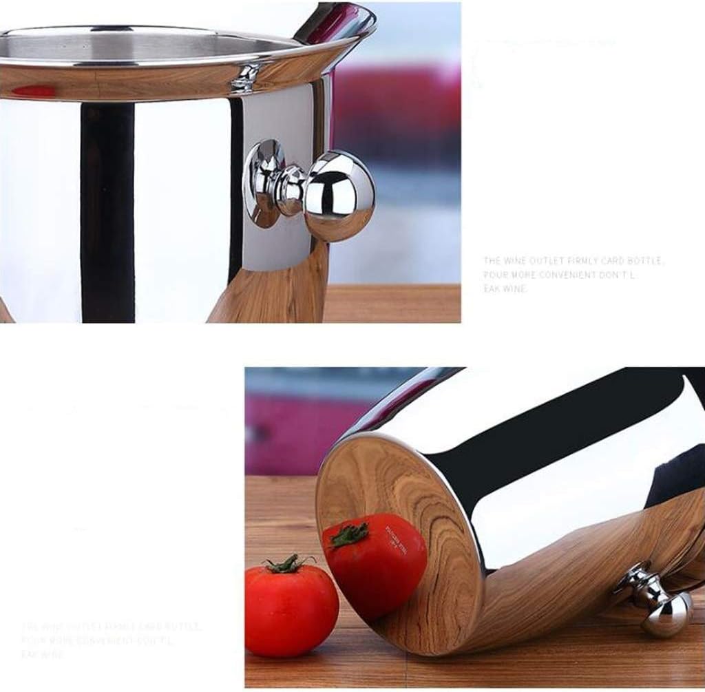 Stainless Steel Ice Bucket with Tongs - 2 Liter Double Walled Insulated with Airtight Leak Resistant Lid and Carrying Handle – Mirror Polish Finish – Elegant Gift (Size : 2L - 1717.5cm)