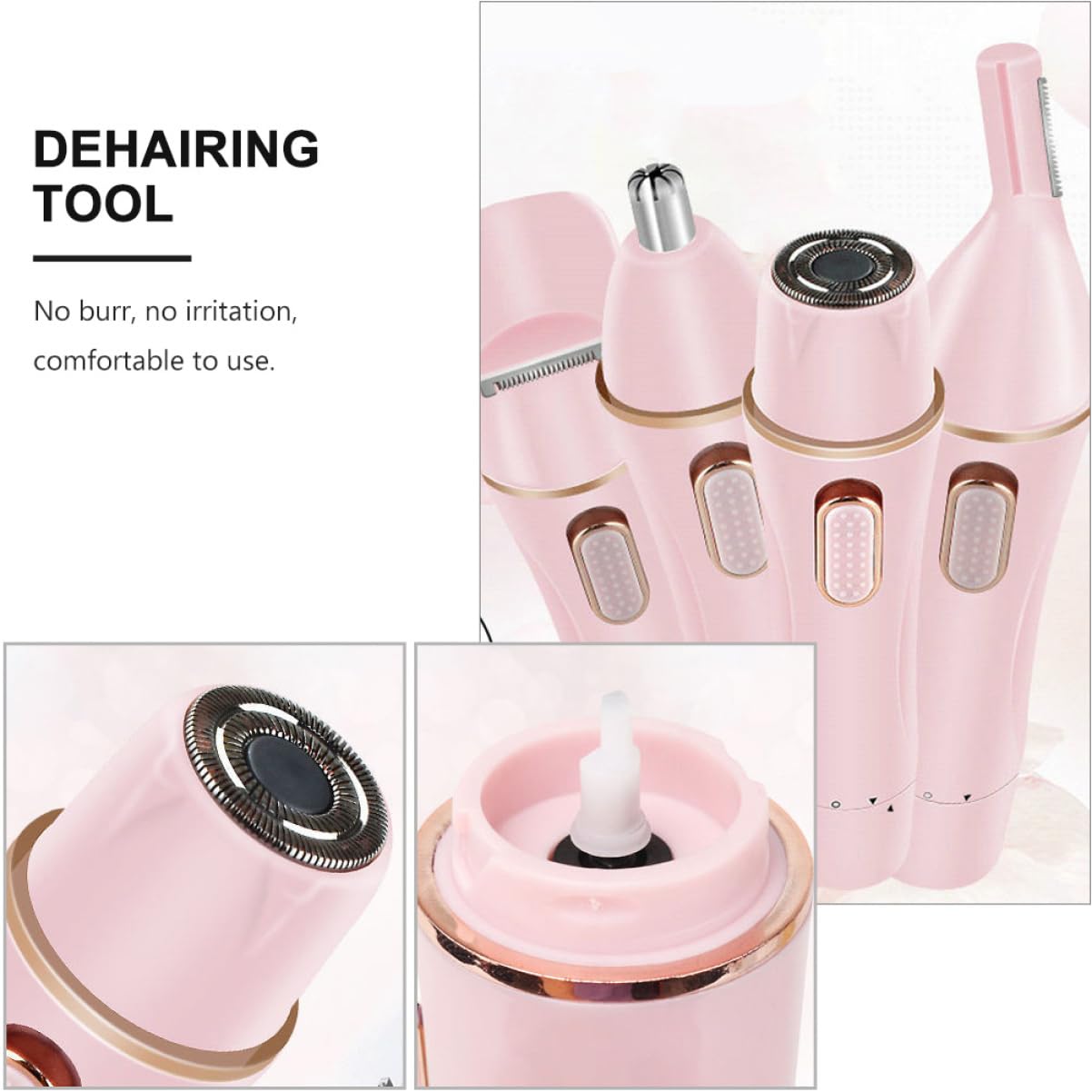 Healeved 2sätze -rasierer Für Damen Augenbrauen-trimmer Tragbares Ergonomisches Design Für Gesicht Beine Und