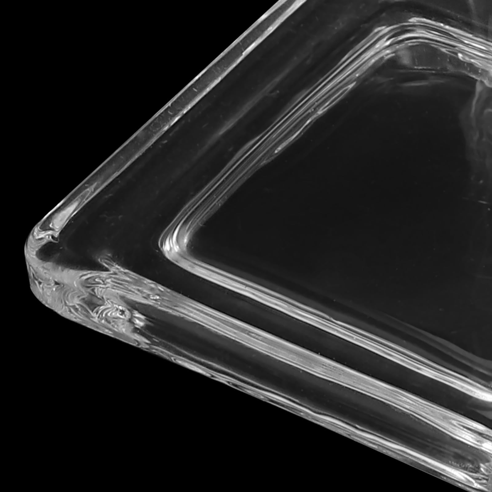Vaschetta per Colorazione in Vetro Trasparente a 9 Vetrini con Coperchio Portavetrini per Microscopio Resistente a Solventi Chimici Strumento da Laboratorio per Analisi di
