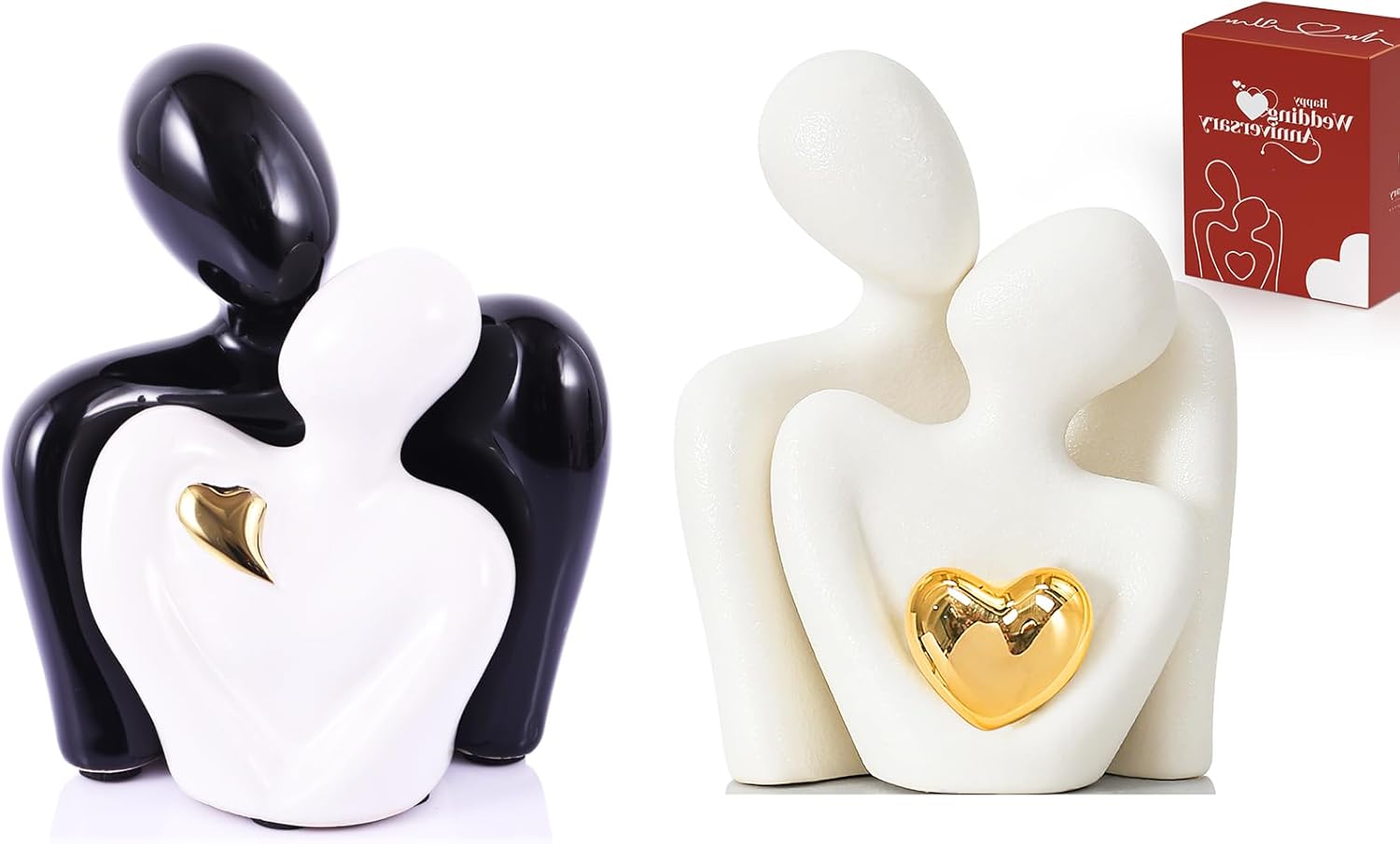 Mini Couple Statue Tv Stand Decor Items for Living Room