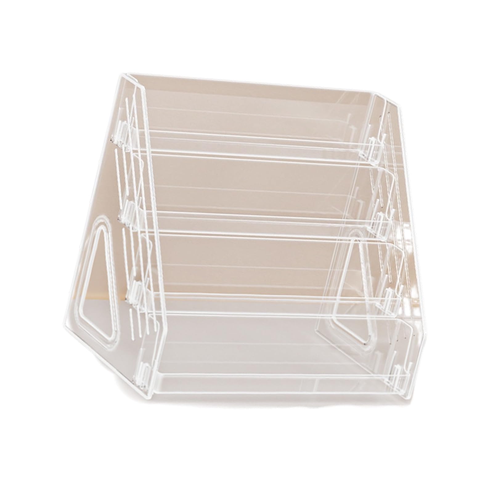 Piceioep Multi-Tiered Acrylic Card Display Stand Desktop Card Organiser for Collectible Graded Baseball Basketball Trading Cards Acrylic Owner