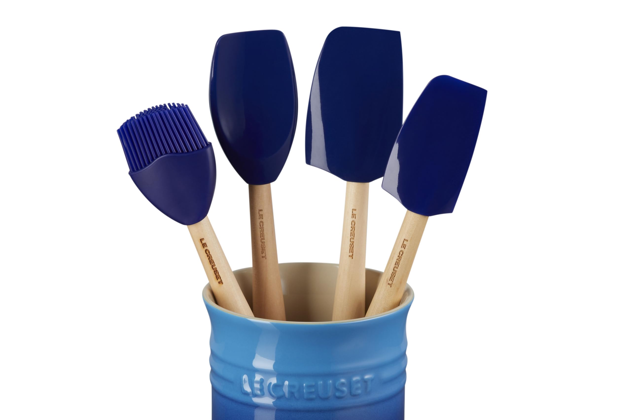 Le Creuset 79003002200000 Verre à ustensiles en céramique Bleu azure