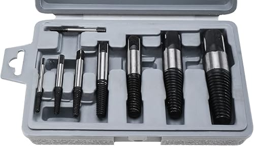 Miniatura 7 de Juego de extractor de tornillo de tubería de agua de 8 piezas, juego de removedor de pernos rotos de tornillo dañado