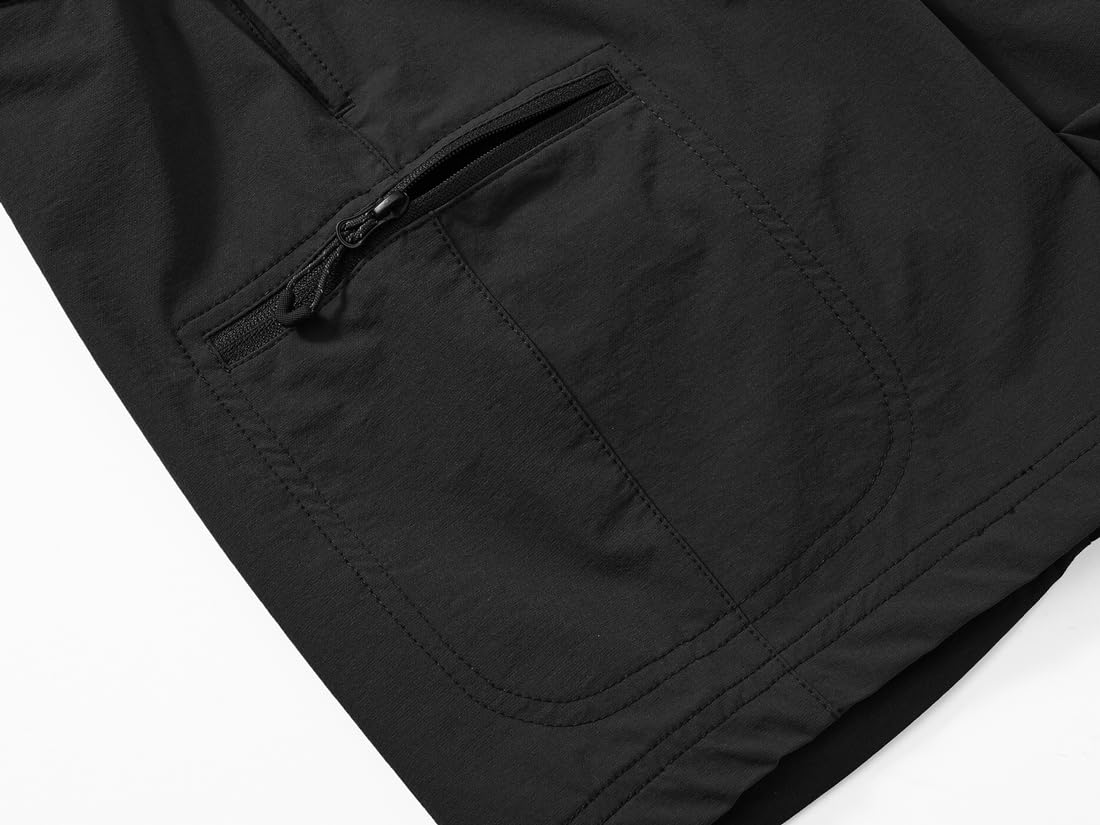 donhobo Damen Shorts Leichte Schnelltrocknend Atmungsaktiv Wanderhose Outdoor Sport Cargohose Sommer Bermuda