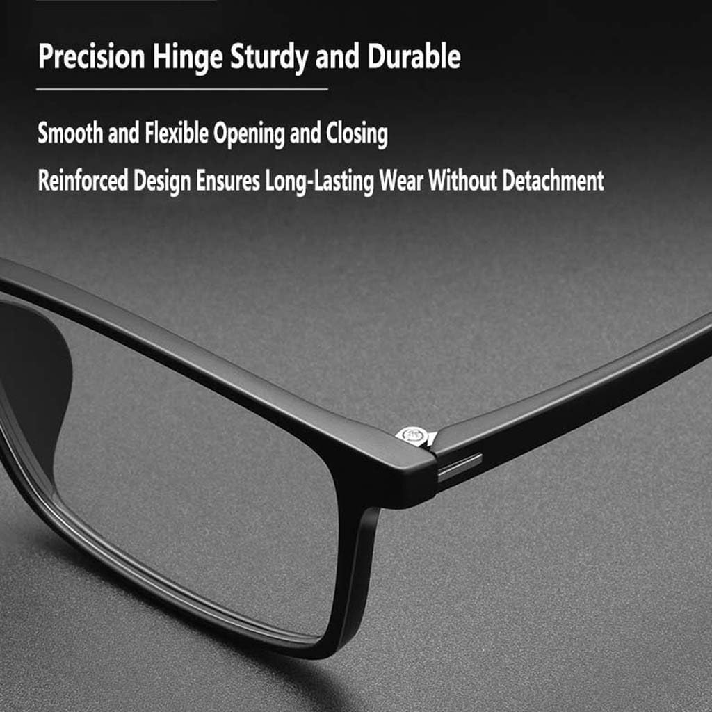 WZX Gafas de Lectura antifatiga con luz antiazul, Fatiga Ocular HD, Gafas de Lectura para computadora, Gafas para Juegos, Gafas de TV para Mujeres y Hombres, antirreflejo