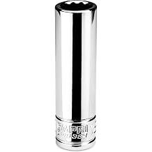 Capri Tools 12 mm Deep Socket, 3/8 in. Drive, 12-point, Metric