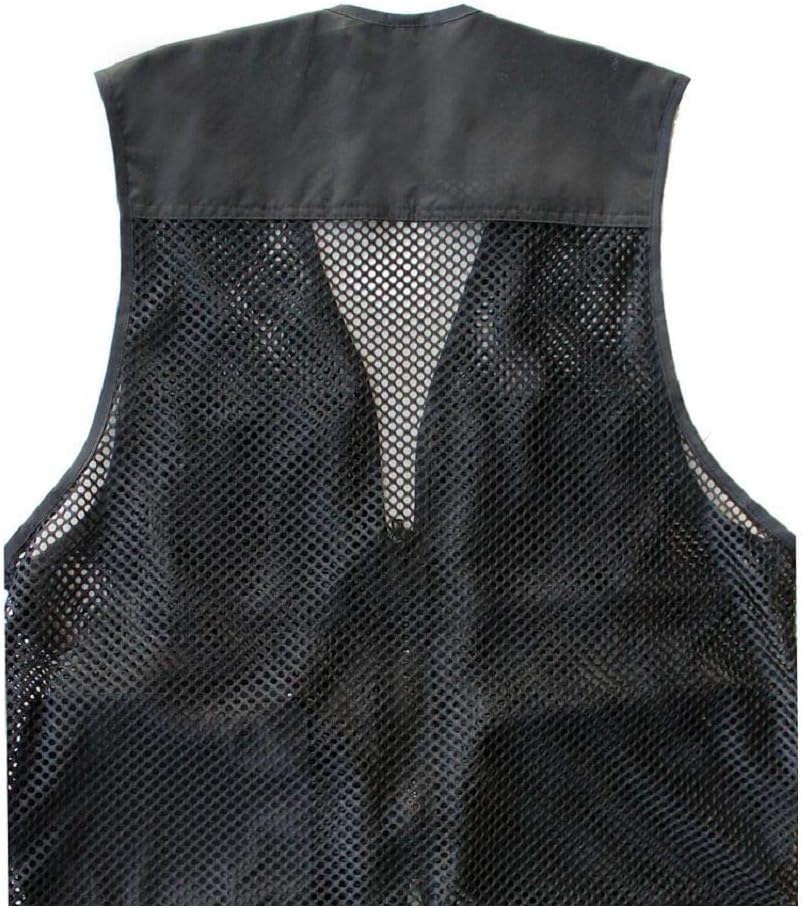 Foldable Outdoor Fishing Camping Travel Mesh Vest, Multi-Pockets Photography Lightweight Vests