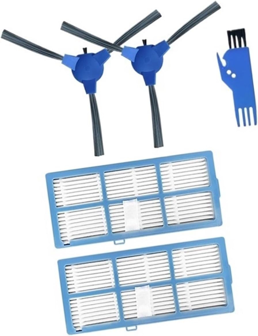 Bassulouda Kit Ricambi Per Robot Aspirapolvere D5 Series (D5S / D5S Pro / D5S Pro+) – Spazzole, Filtri, Moci E Strumento Pulizia - 4