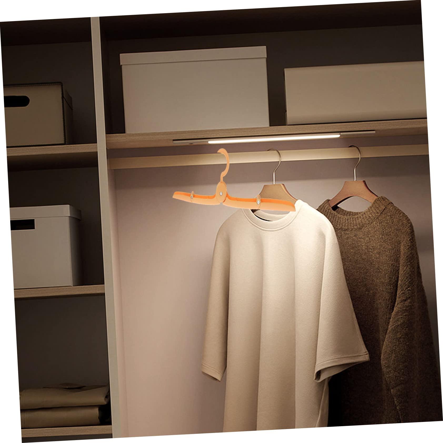 Ciieeo 9pezzi Appendini Pieghevoli Multi-funzionali Per Asciugatura Vestiti e Calze Accessori Da Viaggio Portatili e Compatti Per Adulti