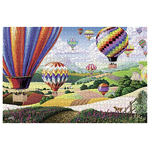 Puzzle pour Adultes Grand Jeu de Puzzle Unique Puzzles Confortables pour Chambre de Retraite, Cadeau Stimulant de 1000 pièces 75cm x 50cm Montgolfière JG-06 Cover