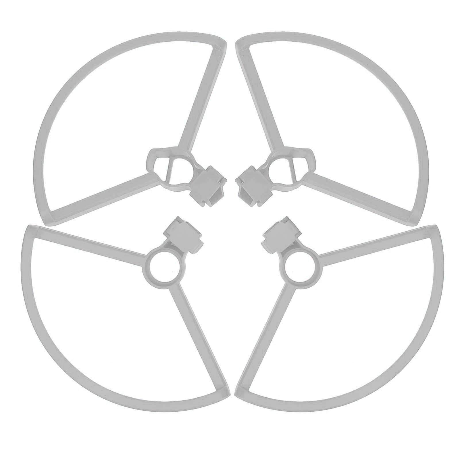 Keenso 4pcs LowNoise Propellers Props Blade Drone Propeller Protector, Blades Ring Guard Fit for Mavic Mini 2 Drone (Grey) Aero Parts Aero Accessories
