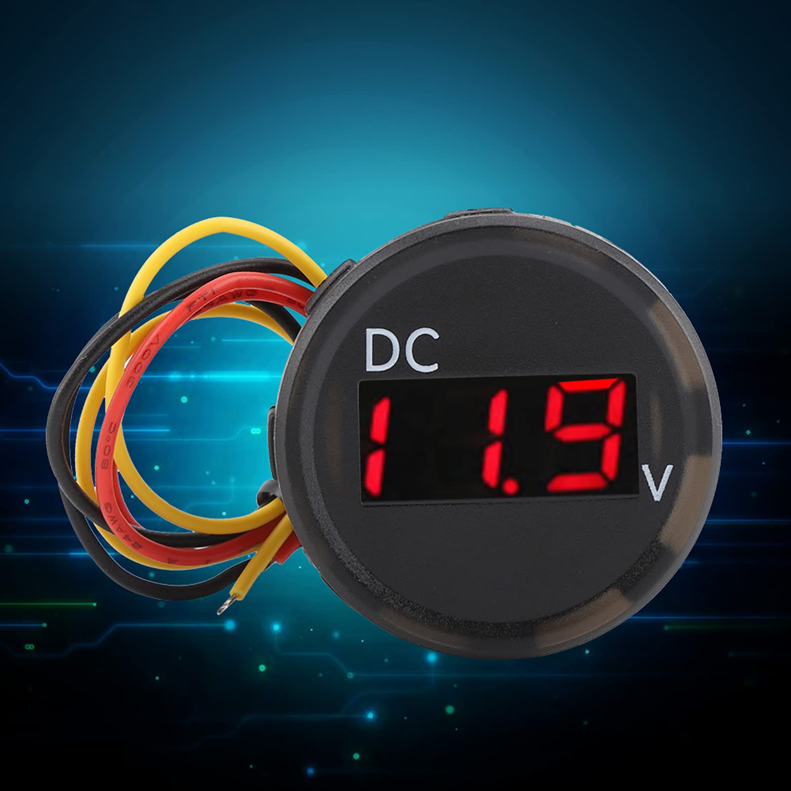 Voltmètre Numérique DC 0-100V 10A Ampèremètre Détecteur De Tension à Double Affichage Panneau De Compteur De Courant Amperemetre Voltmetre 0 28 Rouge Bleu