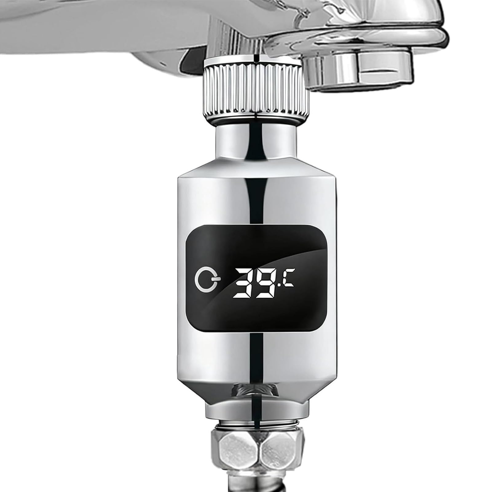 Calibre De Temperatura De La Ducha, Medidor De Temperatura De Ducha LED, Termómetro LED De Duchas Con Pantalla Digital De Temperaturas Y Sensor Instantáneo Para Bebes Y Adultos Control Baño Accesorio