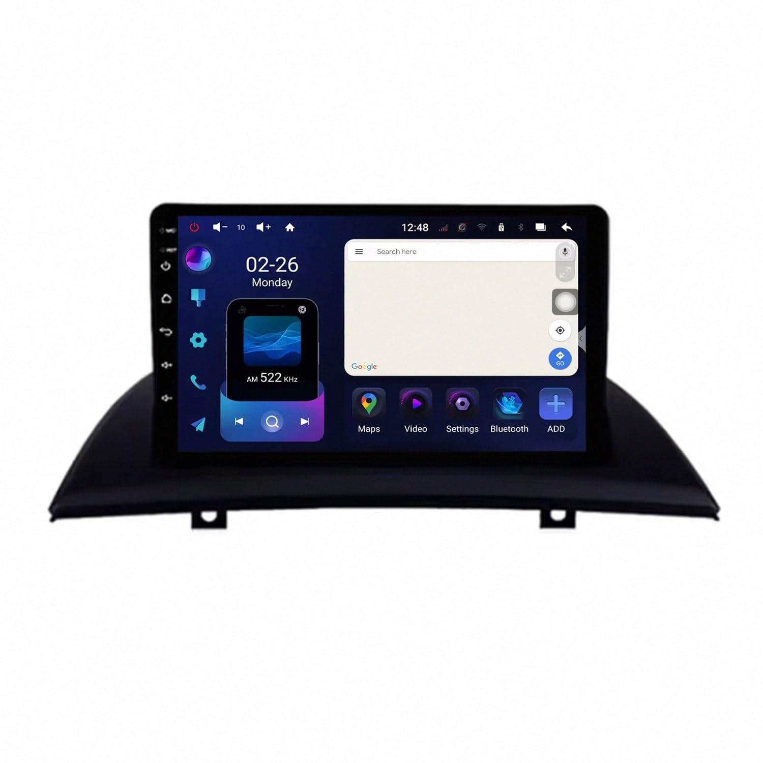 Car Stereo Carplay Radio de Coche para BMW X3 E83 2004-2012 Soporta Bluetooth, Control Volante, USB, WiFi, 4G, Mirror-Link, GPS Navegador/Radio FM, 8 Nuclear 4G+64G