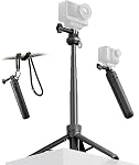 ULANZI MT-73 Extension Pole Tripod, Mini Selfie Stick Tripod Stand Handle Grip for Webcam Canon G7X Mark III Sony ZV-1 RX100 VII A6400 A6600 Cameras Vlogging