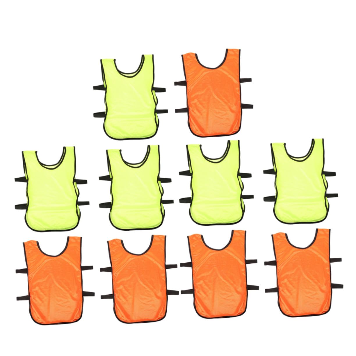 Gilets D'entraînement de Football 10 Pièces, Polyester, Garçon et Filles