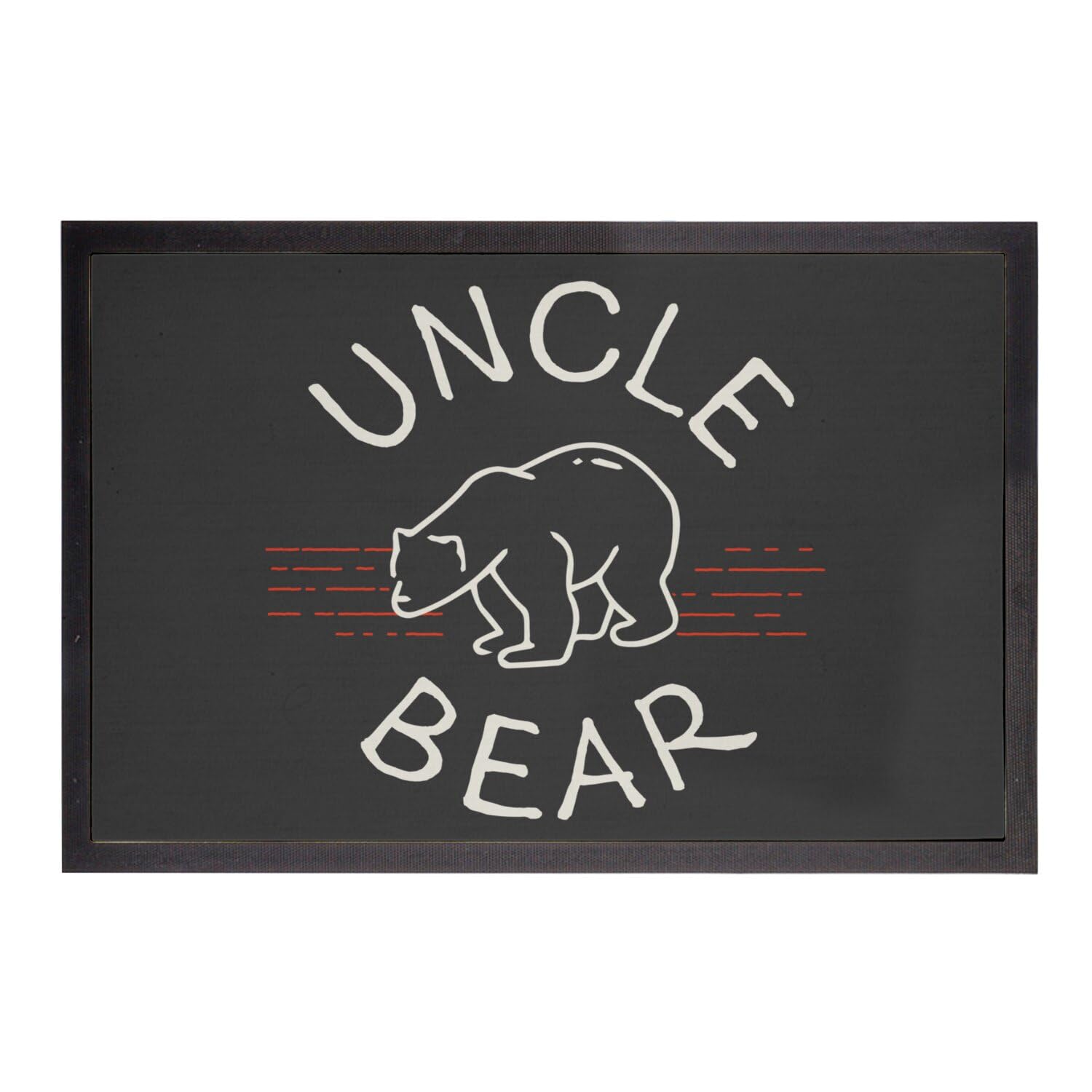 Paillasson noir 75x50cm Fabulous tapis d'entrée pour maison avec animaux