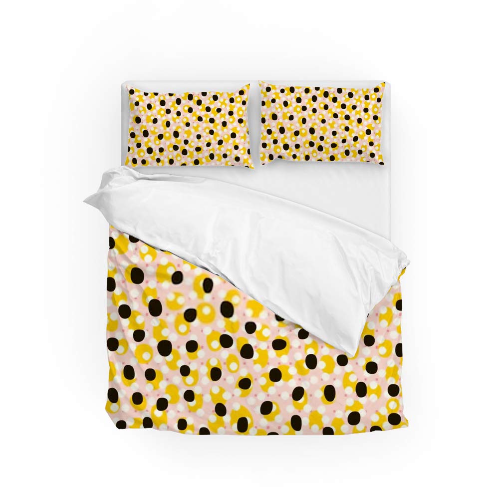 Parure de lit 3 pièces au tissage de qualité supérieure pour une chambre élégante