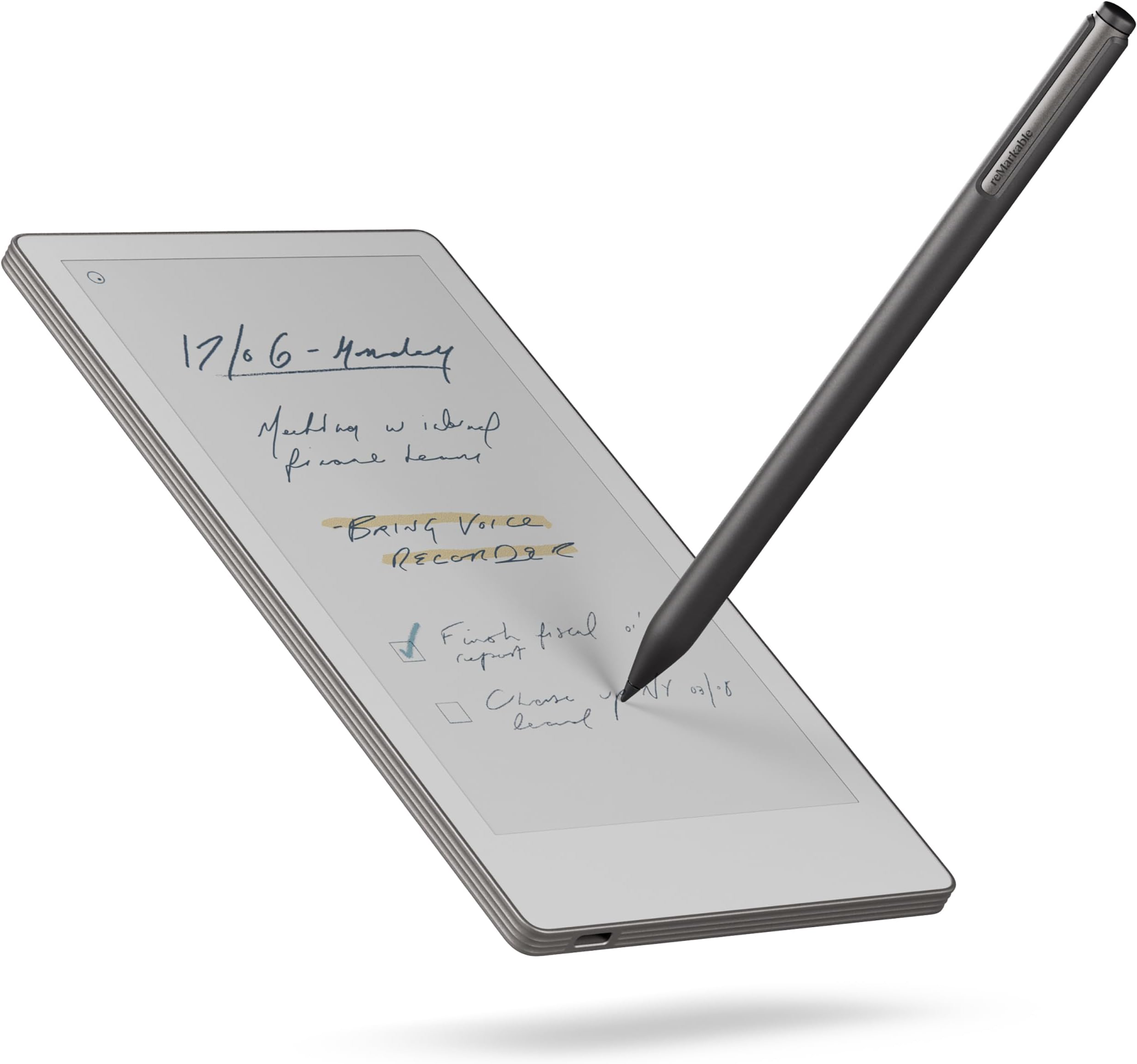 Paper Pro Move | Ultraportable Color 7.3" Paper Tablet with Marker Plus | The Digital Pocket Notebook for Productivity on The Go