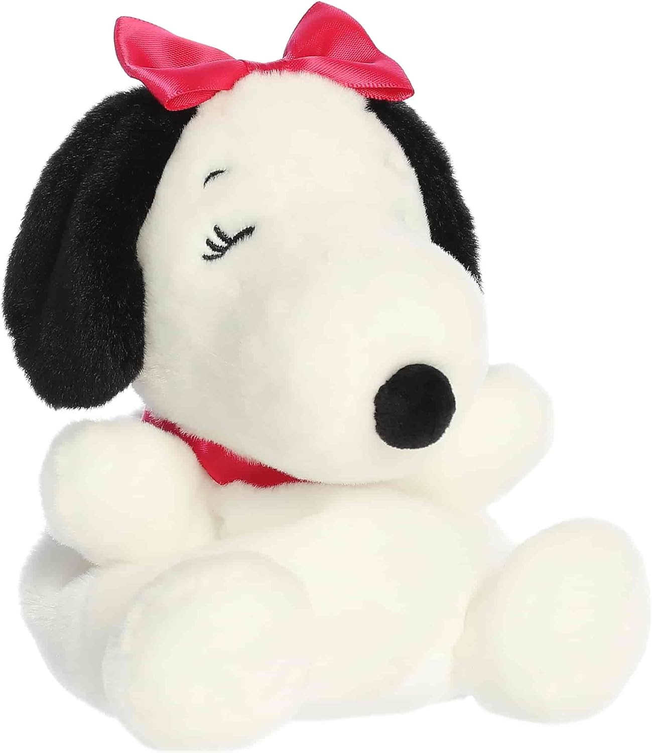 Aurora Adorable Peanuts Belle Palm Pals Stuffed Animal - Officially Licensed Toys For All Snoopy Fans - Nostalgic Gift for Adults and Birthday Celebrations - White 5.5 Inches