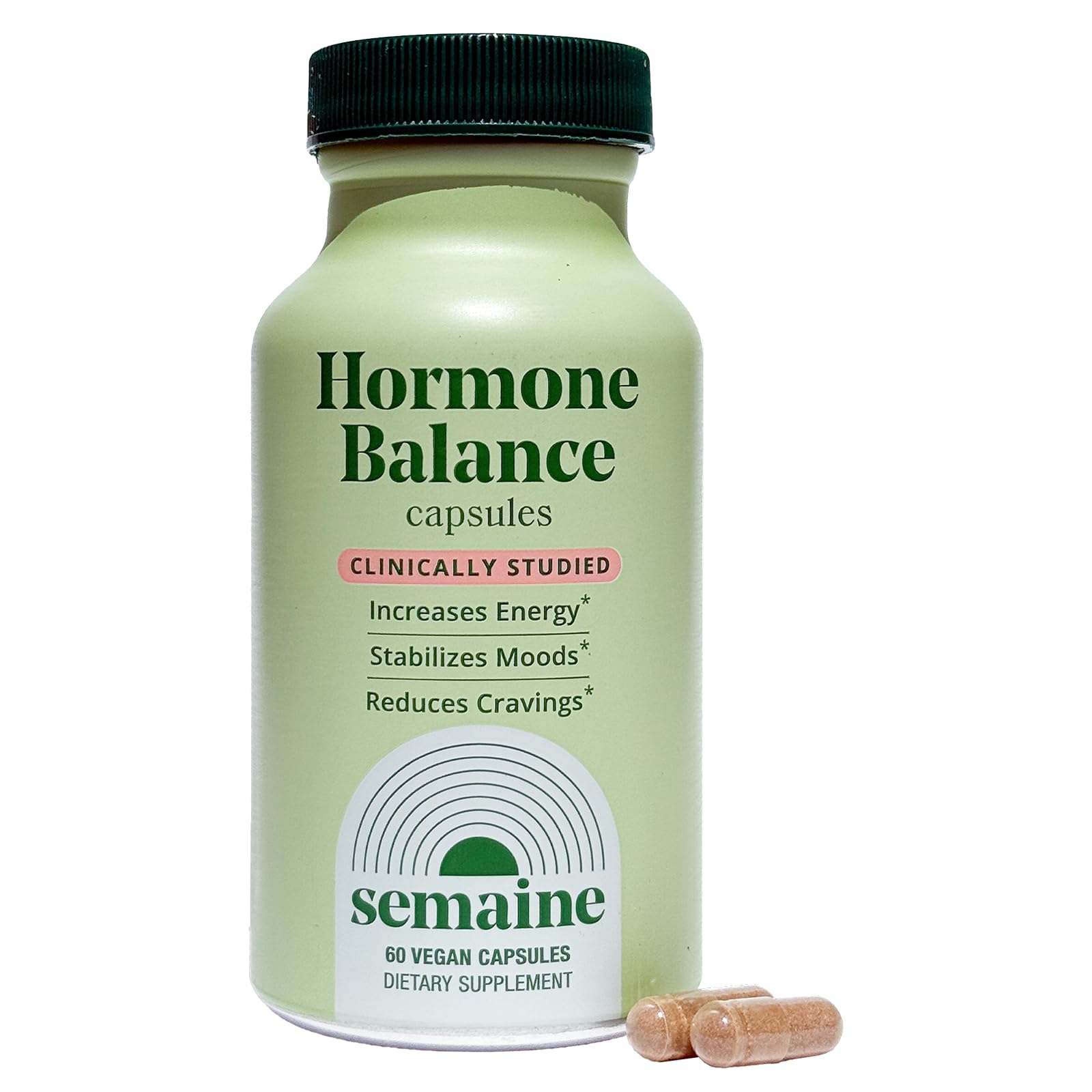 Hormone Balance – Clearer Skin, Enhanced Moods, Deeper Sleep & Happier Hormones. Hormone-Free, Vegan Capsule, Multi-Symptom Support (60 ct)